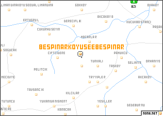 map of Beşpinar Köyü see Beşpinar