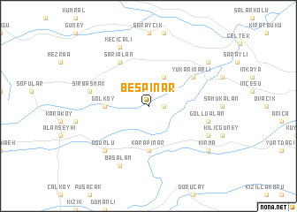 map of Beşpınar