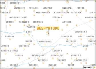 map of Bespyatovo