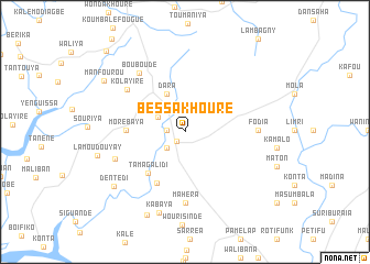 map of Bessakhouré
