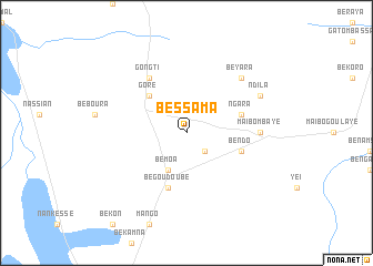 map of Béssama