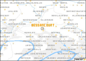 map of Bessancourt