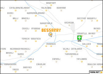 map of Beşsaray