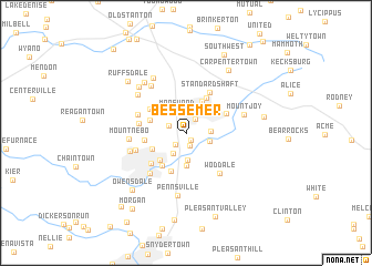 map of Bessemer