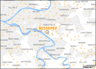 map of Bessemer