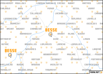 map of Besse