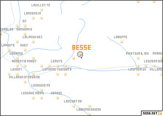 map of Besse