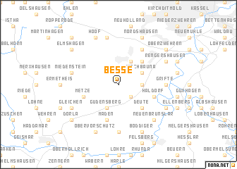 map of Besse