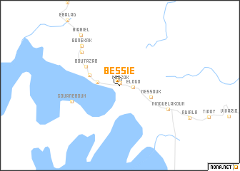 map of Bessié