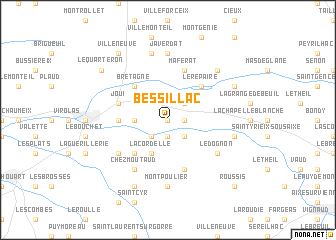 map of Bessillac