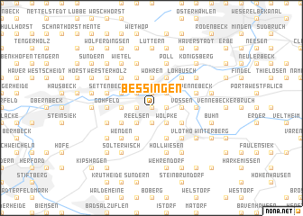 map of Bessingen