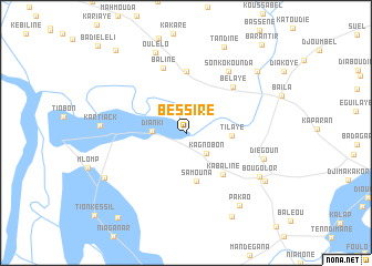 map of Béssiré