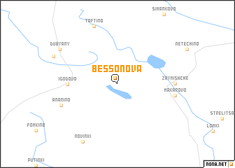 map of Bessonova