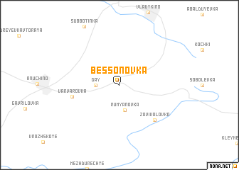 map of Bessonovka