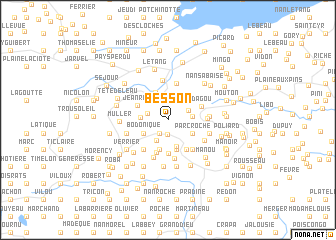 map of Besson