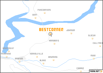 map of Best Corner