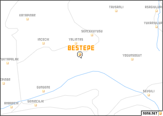 map of Beştepe