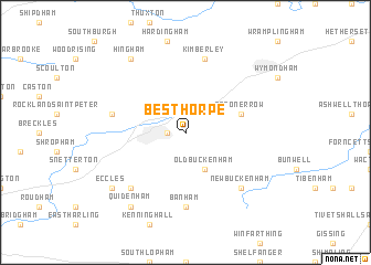 map of Besthorpe