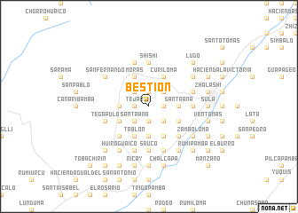 map of Bestión