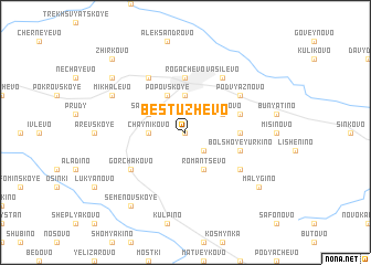 map of Bestuzhevo