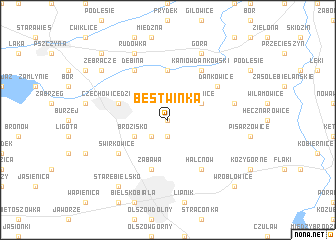 map of Bestwinka