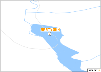 map of Bestyakh