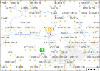 map of Best