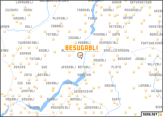 map of Besugabli