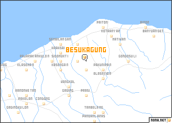 map of Besuk-agung