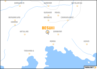 map of Besuki