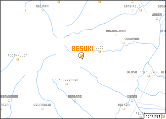 map of Besuki