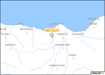 map of Besuki