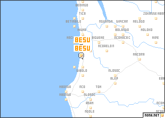 map of Besú