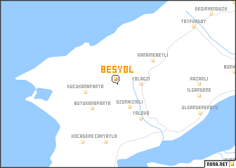 map of Beşyol