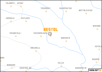 map of Beşyol