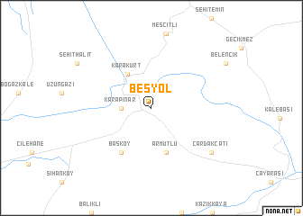 map of Beşyol