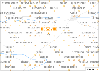 map of Beszyno