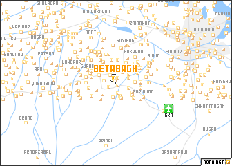 map of Betabāgh