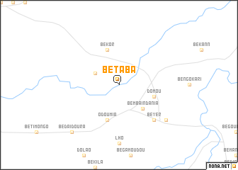 map of Bétaba