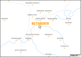 map of Betaboara