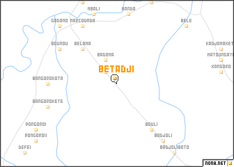map of Betadji