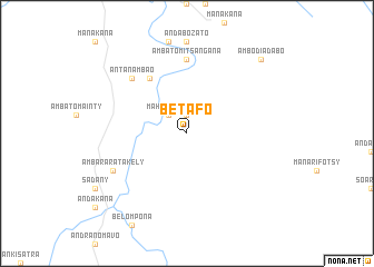 map of Betafo