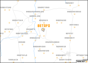 map of Betafo