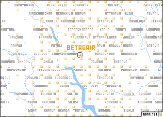 map of Betāgair