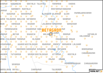 map of Betāgaon