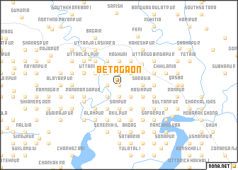 map of Betāgaon