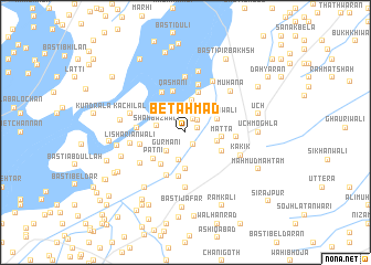 map of Bet Ahmad