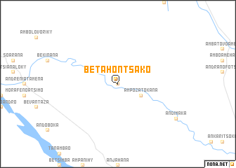 map of Betahontsako