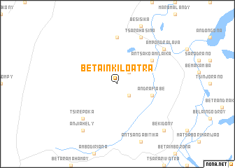 map of Betainkiloatra