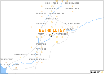 map of Betakilotsy